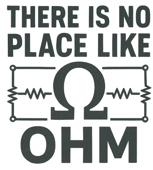 No Place Like Ohm Shirt | Funny Engineering Shirt