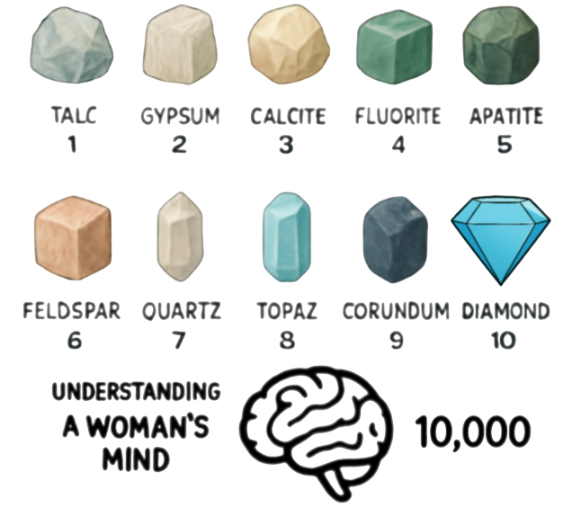 Mohs Hardness Scale Shirt | Funny Science Shirt