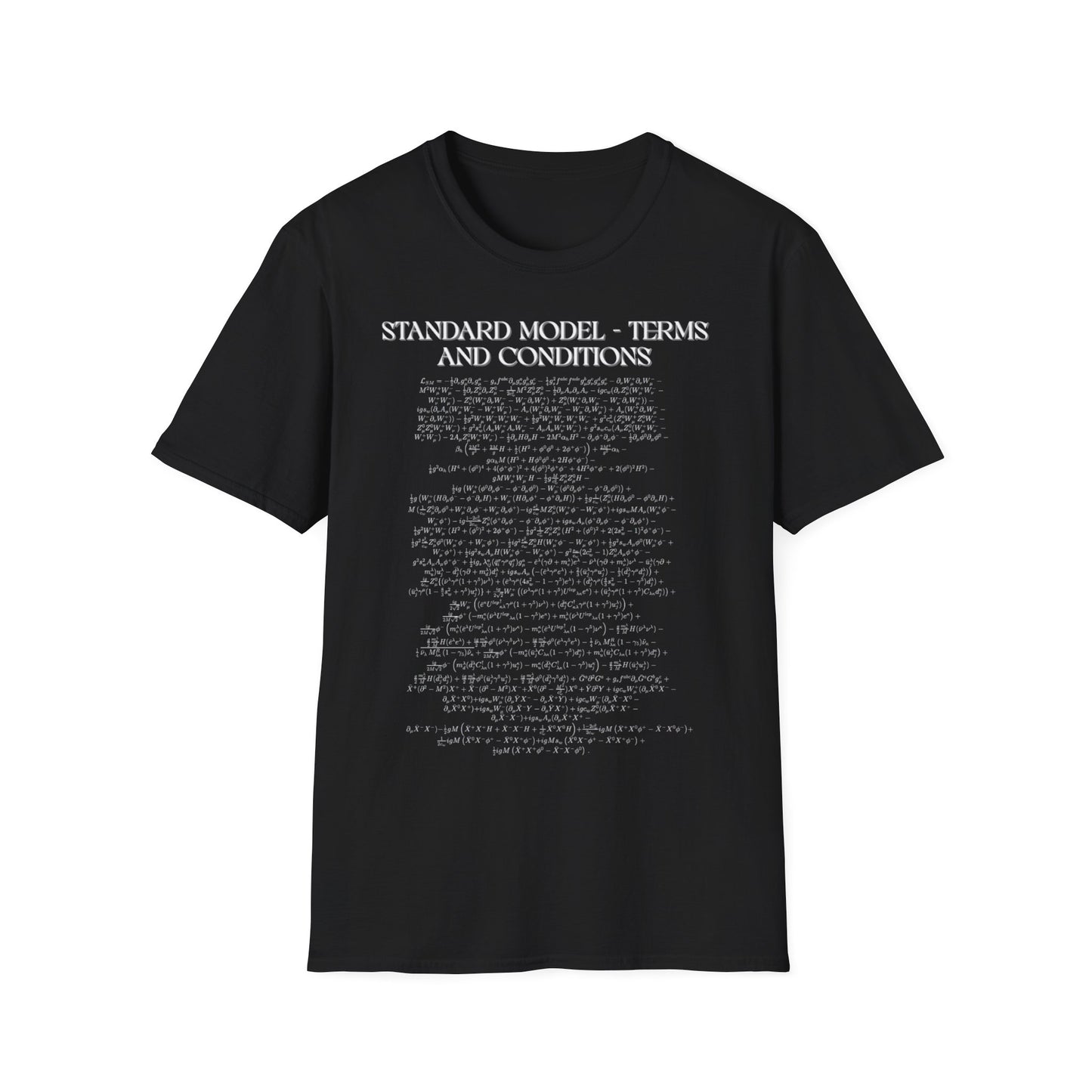 Standard Model Terms and Conditions Shirt
