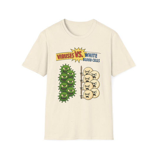 Viruses vs White Blood Cells Shirt | Fun Biology Shirt
