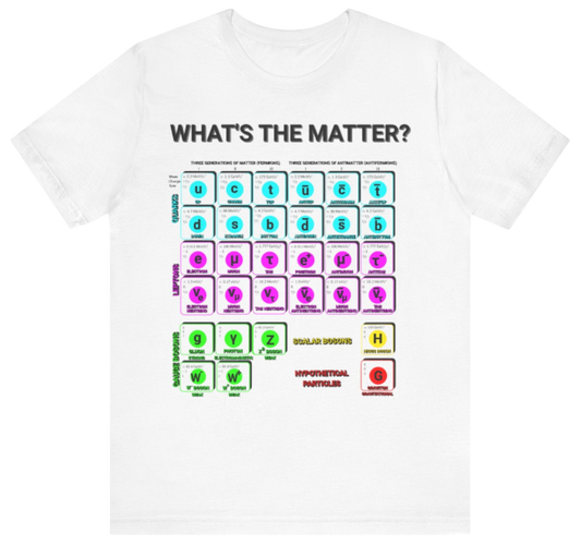 Science Shirt: Standard Model of Matter White