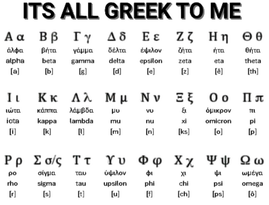 Its All Greek To Me STEM Mug
