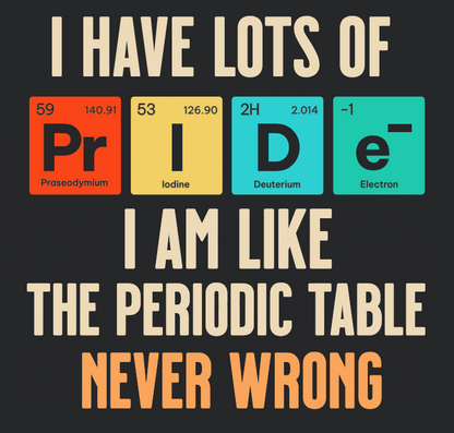 Periodic Pride Science Shirt