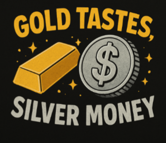 Gold Tastes Silver Money Shirt | Funny Science Shirt