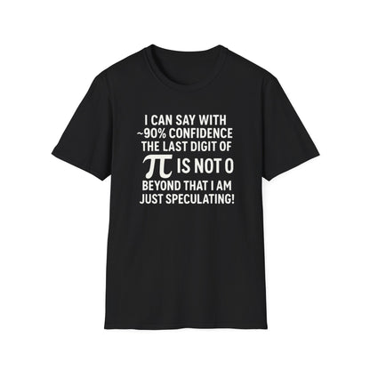 90% Confidence In PI Shirt | Funny Math Shirt
