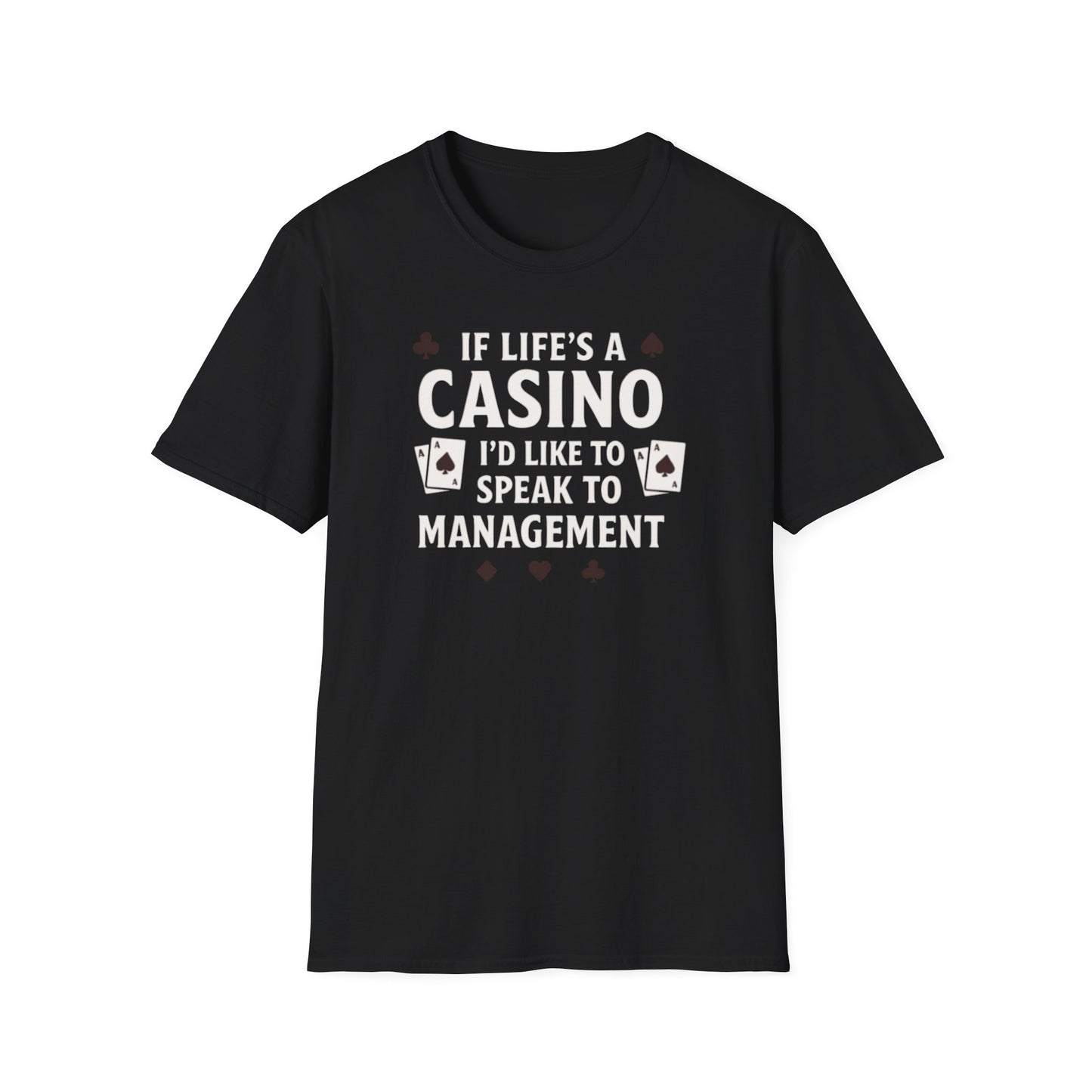 If Life Is a Casino Shirt | Funny Math Shirt
