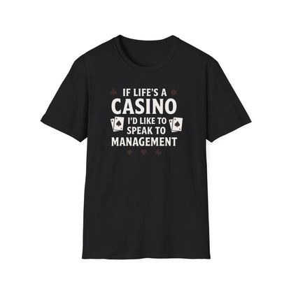 If Life Is a Casino Shirt | Funny Math Shirt