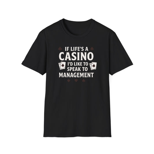 If Life Is a Casino Shirt | Funny Math Shirt
