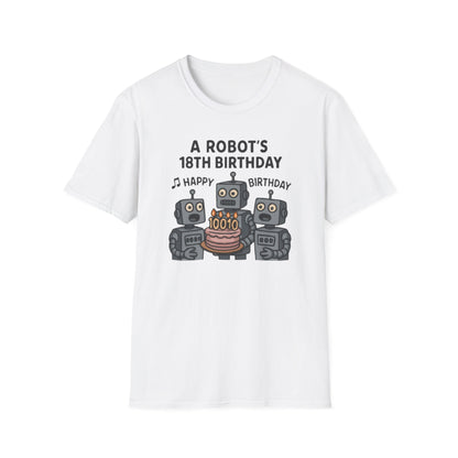 Robot 18th Birthday Shirt