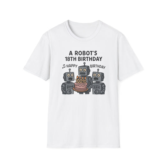 Robot 18th Birthday Shirt
