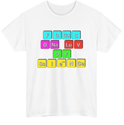 Science Shirt: Focus on Science Light