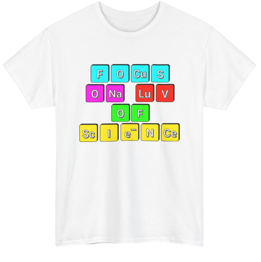 Science Shirt: Focus on Science Light