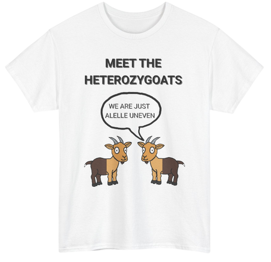 Funny Science Shirt: The Heterozygoats
