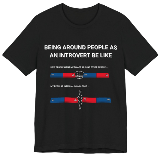 Funny Science Shirt: Magnet Repulsion 