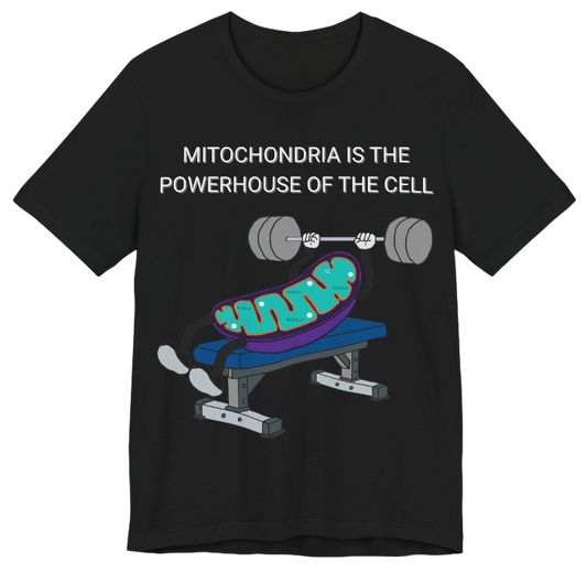 Funny Science Shirt: Mitochondria Dark