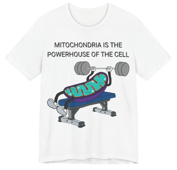 Funny Science Shirt: Mitochondria Light