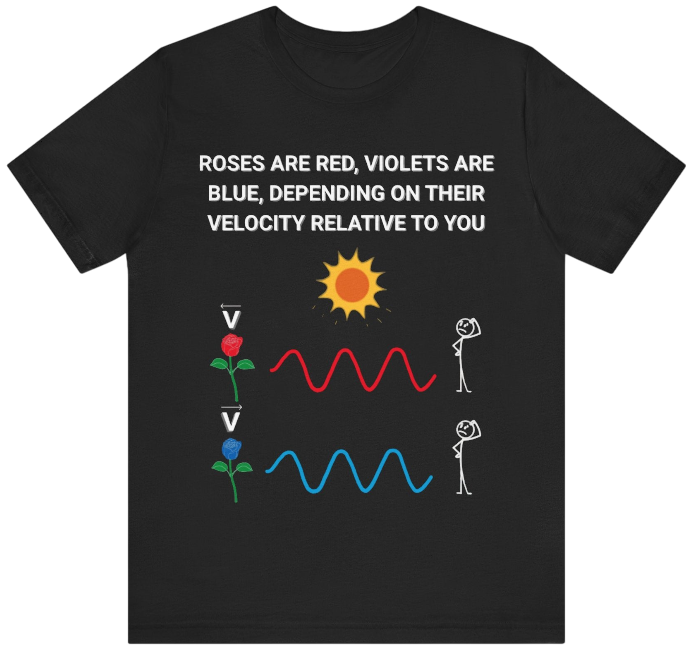 Funny Science Shirt: Redshift 